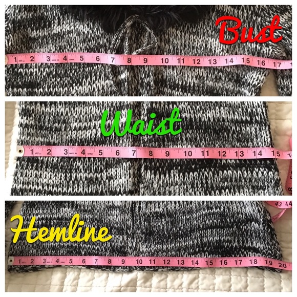 {Forever} Black & White Marl Fur-Trimmed Cardigan - Picture 6 of 8